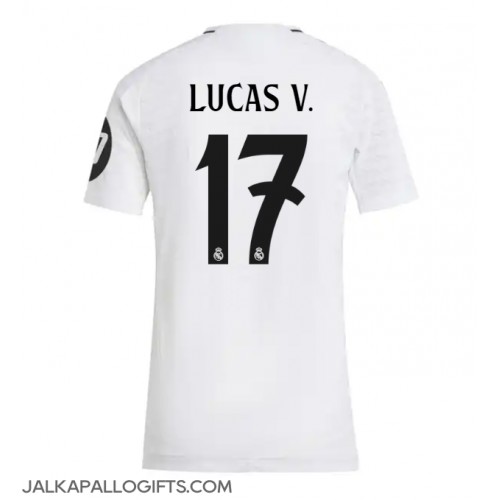 Real Madrid Lucas Vazquez #17 Kotipaita Naiset 2024-25 Lyhythihainen